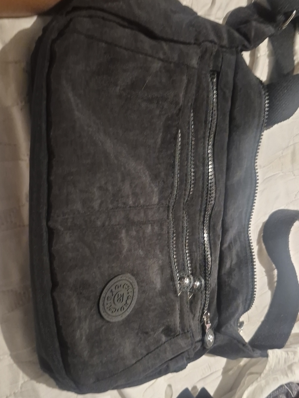 Chibao Black Women s Crossbody Sling Bag - Casual Everyday Carry9inch*14inch